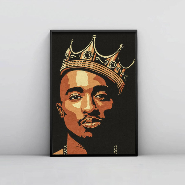 Wallpaper Cartoon Wallpaper Tupac Shakur Wall Art Canvas No Frame Wish