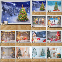 Christmas Tapestry Wall Hanging Tapestry Xmas Tapestry Christmas Tree ...