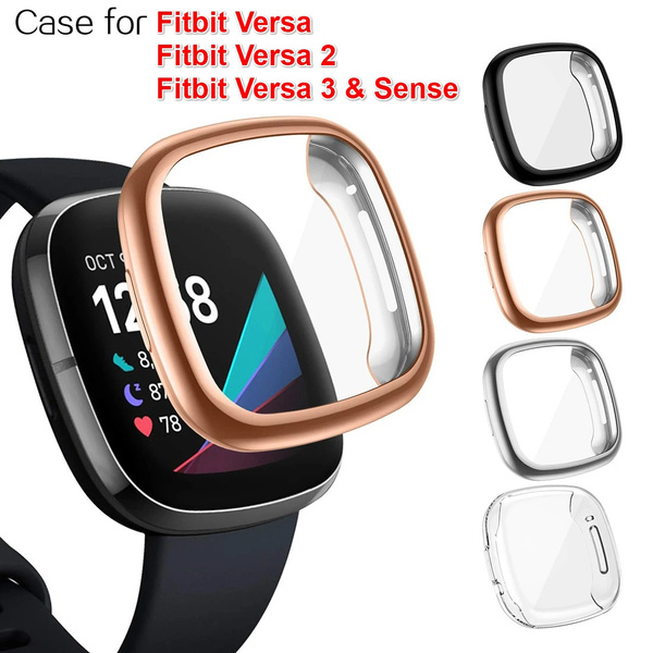 3PCS For Fitbit Versa  Glass Screen Protector Saver Shield Cover 