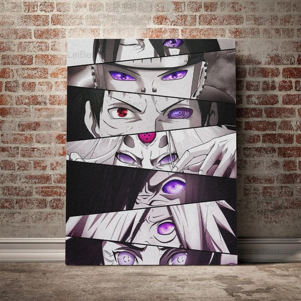 Naruto Eyes (Anime eyes) Canvas Art Print