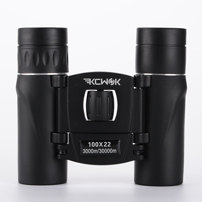 NEW 30000M High Power 100x Zoom Day / Night Vision with Low Light Ultra HD Telescope Binoculars Foldable Outdoor Optical Lens Waterproof Anti-fog Telescope for Hunting Traveling Wiht Phone Clip Gifts