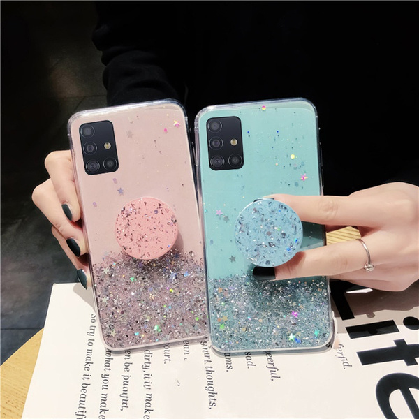 Glitter Realme C2 Cover For Girl Realme C11 Realme X2 Glitter Back