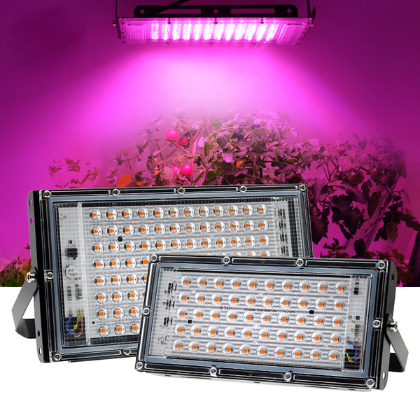 LED Plant Grow Flood Light Full Spectrum Greenhouse 220V For Outdoor 