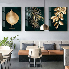 golden, Plants, Wall Art, canvaspainting