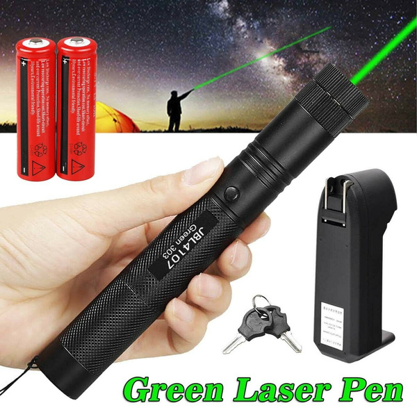 10M Military Green 1MW 532NM Laser Pointer Pen Pro Presentation Visible Beam Kit 