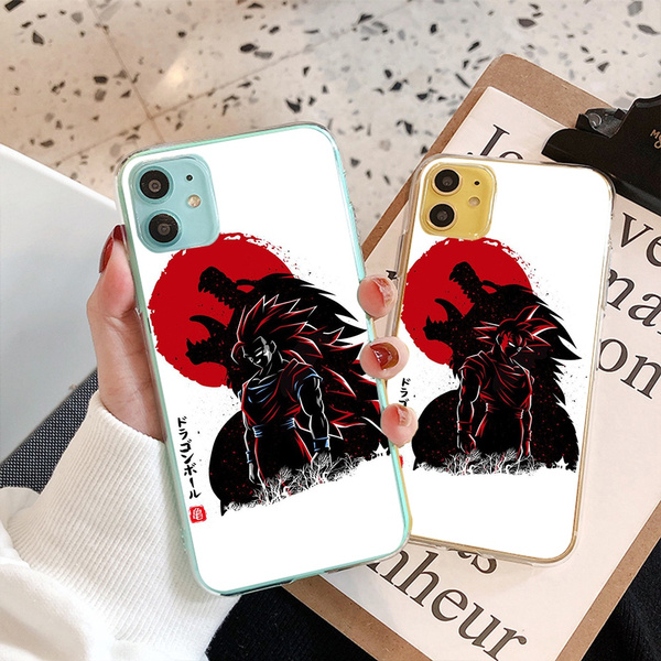 Hd Printed Dragon Ball Z Super Saiyan Adult Goku Trendy Japananime Dbz Soft Rubber Phone Case For Iphone 12 12mini 12pro 12promax 6 6s 7 8 Plus X Xr Xs Max 11