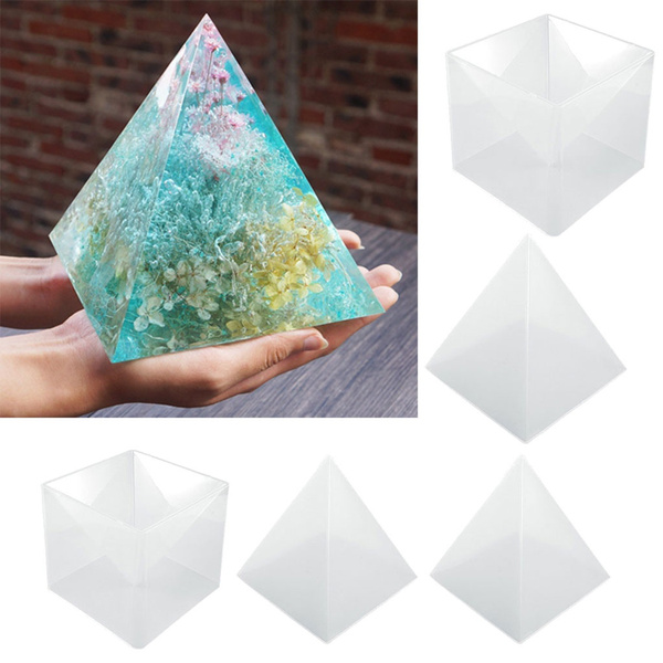 Super Large DIY Pyramid Resin Mold Set Large Silicone 3D Pyramid