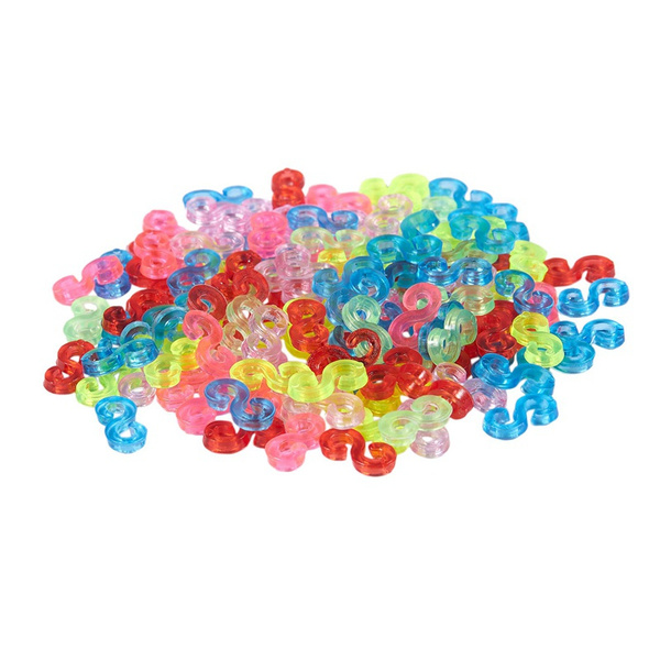 New Amazing Loom Bands Pack of 125 Colorful S-Clips on OnBuy