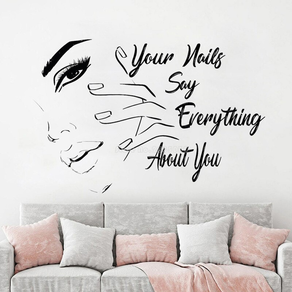 Nails Wall Vinyl Decals — Wallstickers4you