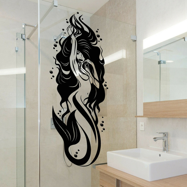 Bathroom deals decal stickers