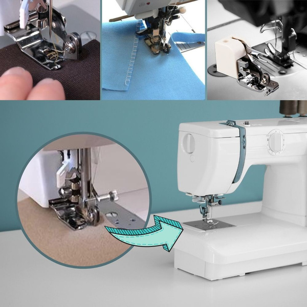 Side Cutter Presser Foot, Brother Singer Serger Viking Kenmore Bernina  Janome Sewing Machines Feet Accessories Attachments, Easy Quilting Hemming  Stitch Fabric Guide Tape, Edge Sew Hem Seam Coser Set, Overlock Babylock  Industrial