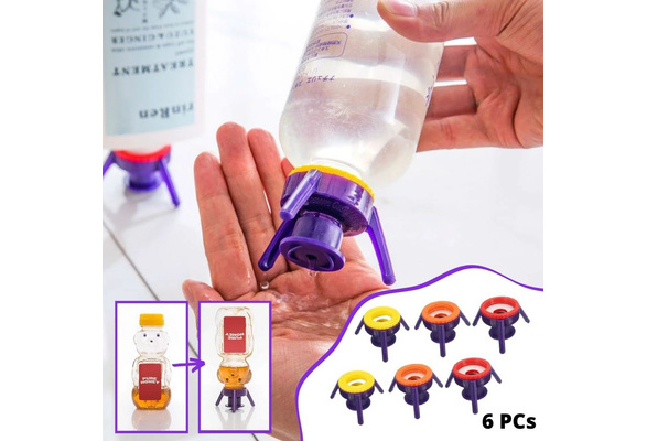 3/6pcs Inverted Bottle Cap, Universal Bottle Stands, Flip Bottle Upside  Down To Get Every Drop Out Of Lotions, Shampoos, Conditioners And Kitchen  Cond