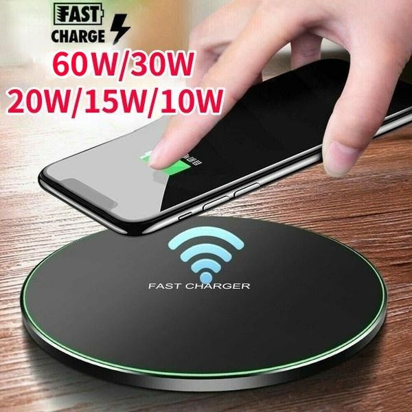 30W 20W 15W Fast Wireless Charger Pad For Apple iPhone 13 Pro 12 Samsung  S21+