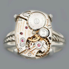 Antique, Sterling, Móda, wedding ring
