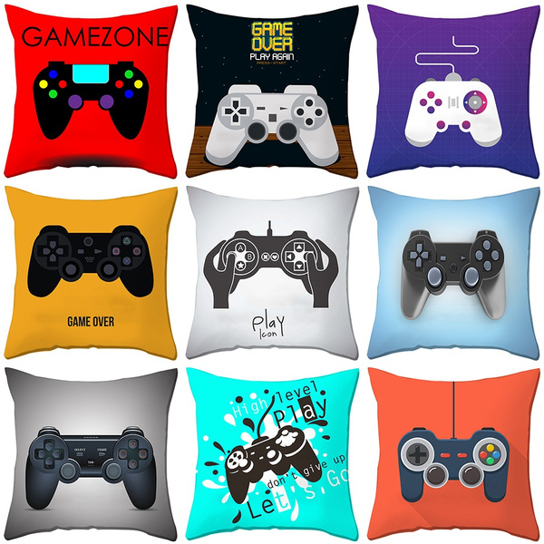 gamer throw pillows