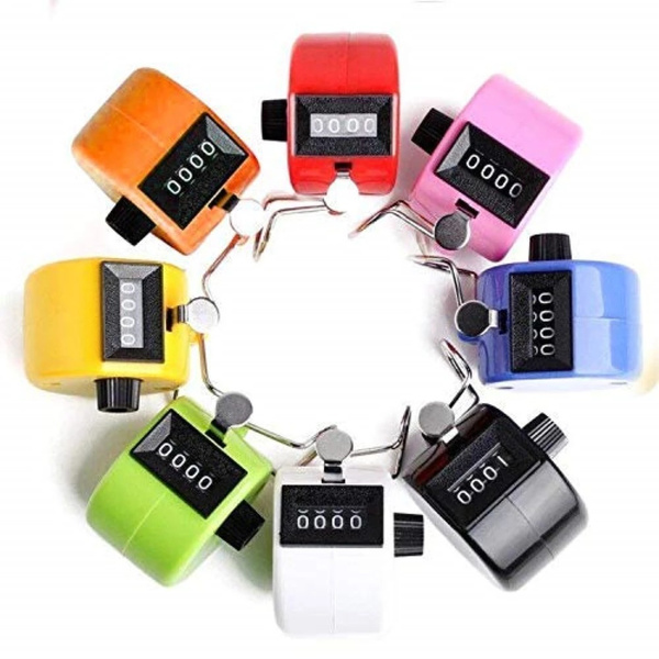 4 Digit Number Clicker Sport Golf HandHeld Tally Counter Clicker