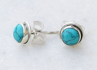 Sterling, Turquoise, turquoiseearring, Jewelry