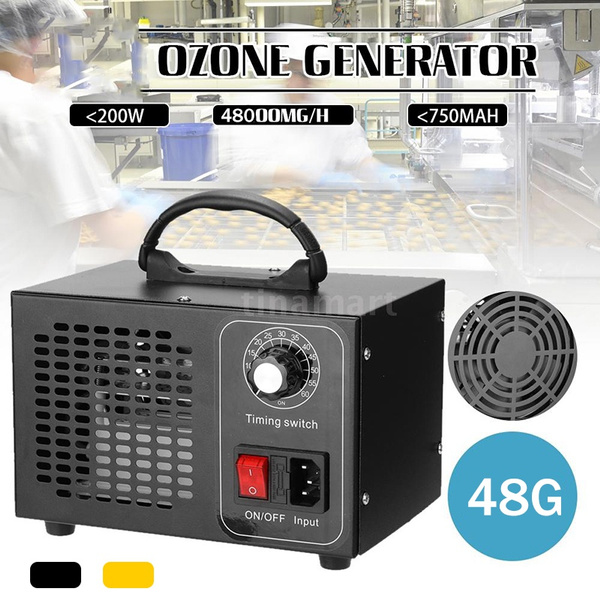 48 G/h Portable Ozone Machine Generator Air Filter Purifier with Timing ...