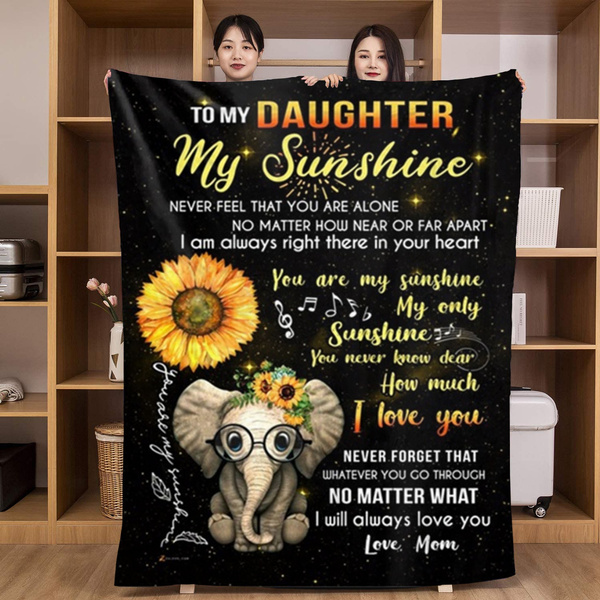 You are my sunshine elephant online blanket