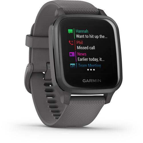 Garmin Venu Sq, GPS Smartwatch with Bright Touchscreen Display, Up