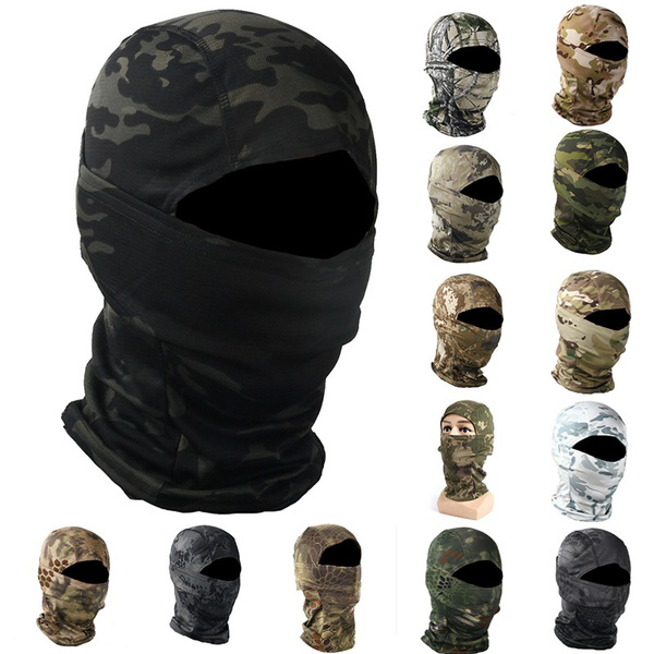 Outdoor Camouflage Camo Balaclava Army Tactical Military Ski Full Face Mask Motorcycle Bicycle