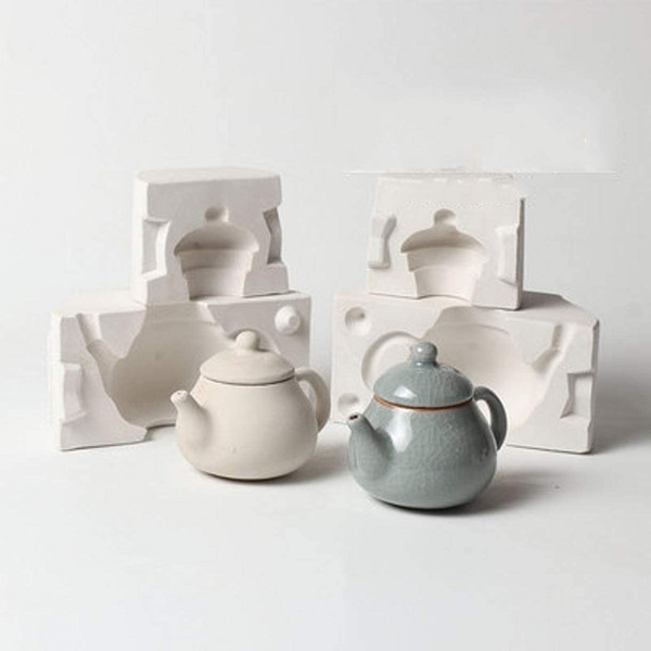 Stlye B: 7x9cm, not inlclude The mud DIY Your Ceramic Teapots, 3D Plaster  Molds Ceramic Teapot Mold,Ceramic Teapots Making Mold