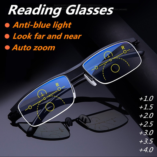 Intelligent Progressive Reading Glasses for Men Women Near and Dualuse