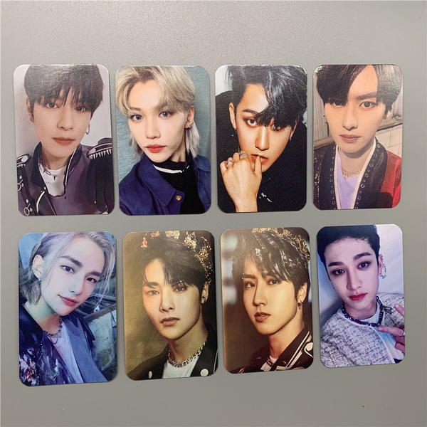 KPOP Stray Kids 8pcs Photocard Set Photo Card Lomo Card Lomo Cards