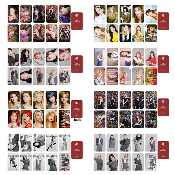 10pcs set kpop twice lomo card eyes wide open album collective