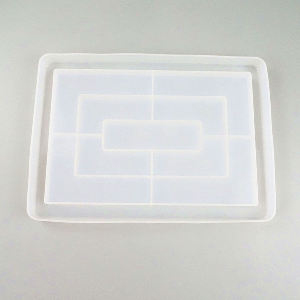 Big Rectangle Square Tray Silicone Mold Resin Tray Silicone 