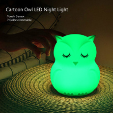 Owl, led, Silicone, lights