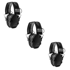 huntingshootingheadphone, hearingprotectiondevice, lowprofileearprotectionforshooting, black