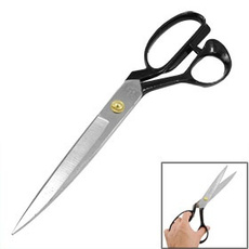 Scissors, Stainless Steel, black, Sewing