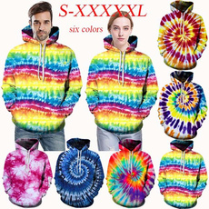 Fashion, rainbow3dhoodie, Hoodies, 3D hoodies