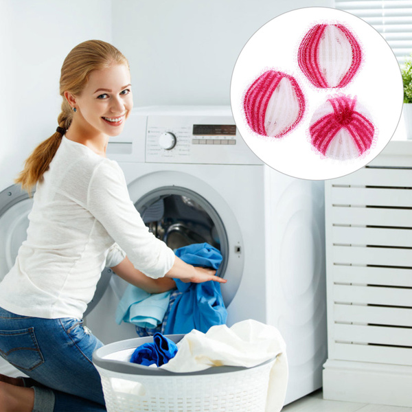 8Pcs Laundry Ball Washer Clothes Lint Catcher Cleaning Tool Hair
