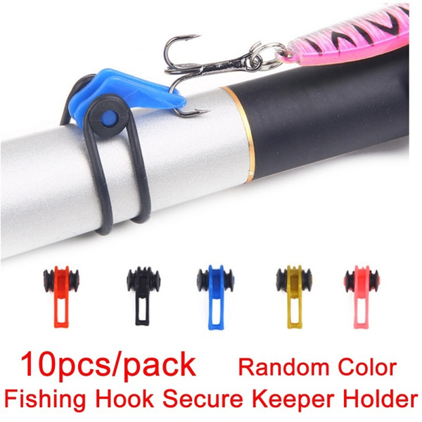 Plastic Fishing Hook Secure Keeper Holder Lure Accessories Jig Hooks Safe  Keeping For Fishing Rod Tool Bait Casting