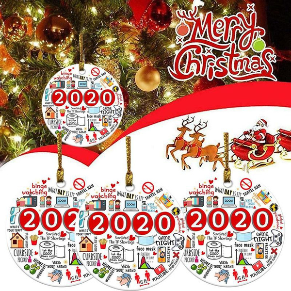 2020 Pandemic Annual Events Quarantine Christmas Ornament Holiday Ornament Xmas 