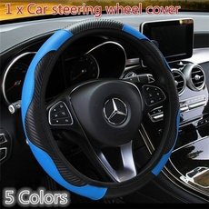 carsteeringcover, Fiber, carwheelcover, leather