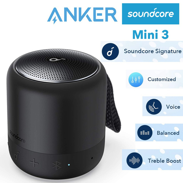 Anker Soundcore Mini 3 Bluetooth Speaker, BassUp and PartyCast