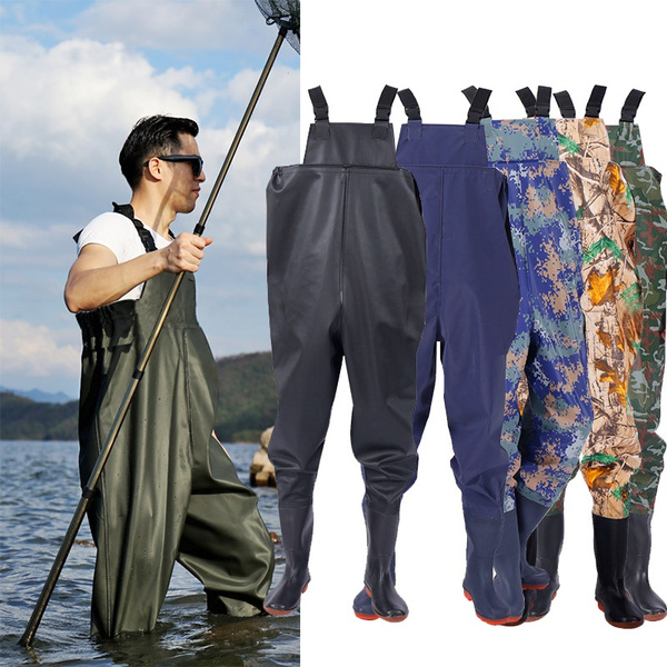 JEERKOOL Fly Fishing Pants & Waders Boots Fishing Wading Pants
