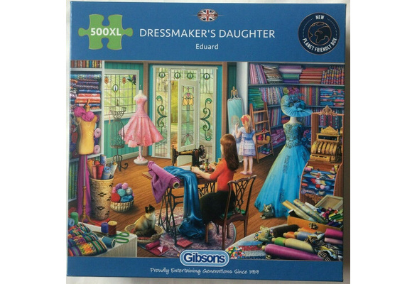 DRESSMAKER'S DAUGHTER Brand New Gibsons 500XL Large Piece Jigsaw Puzzle 