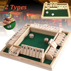 partygame, Dice, Wooden, Puzzle