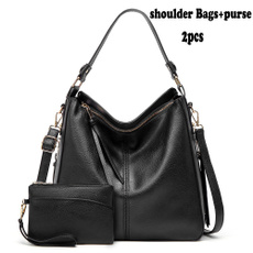 Tassels, leather purse, women purse, leather