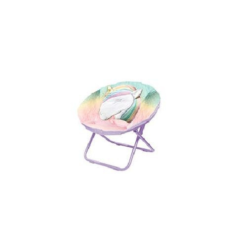 plush critter saucer chair unicorn