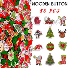 sewingbutton, Scrapbooking, Christmas, Wooden