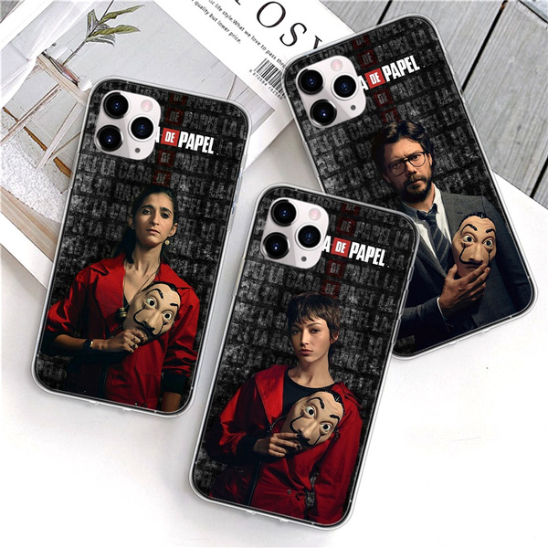 La Casa De Papel Nairobi Professor Tokyo Money Heist Phone Case for IPhone 12 11 11Pro 11Pro Max XR XS Max X 7 8 Plus 6 6S Samsung Note10 S10 S9 S8