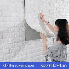 Home & Kitchen, 3dbrickwallpaper, wallpapersticker, Home Decor