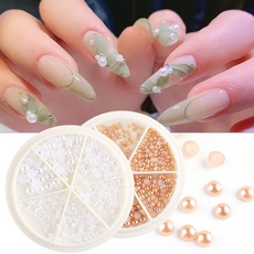 nail decoration, Abs, roundbead, nailjewelry