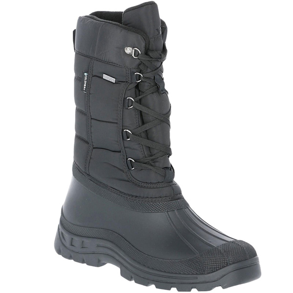 Botas de nieve de invierno con forro polar resistente al agua para hombre  Trespass Straiton II - Negro | Wish