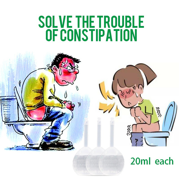 Liquid glycerin suppository for adult constipation, which lubricates